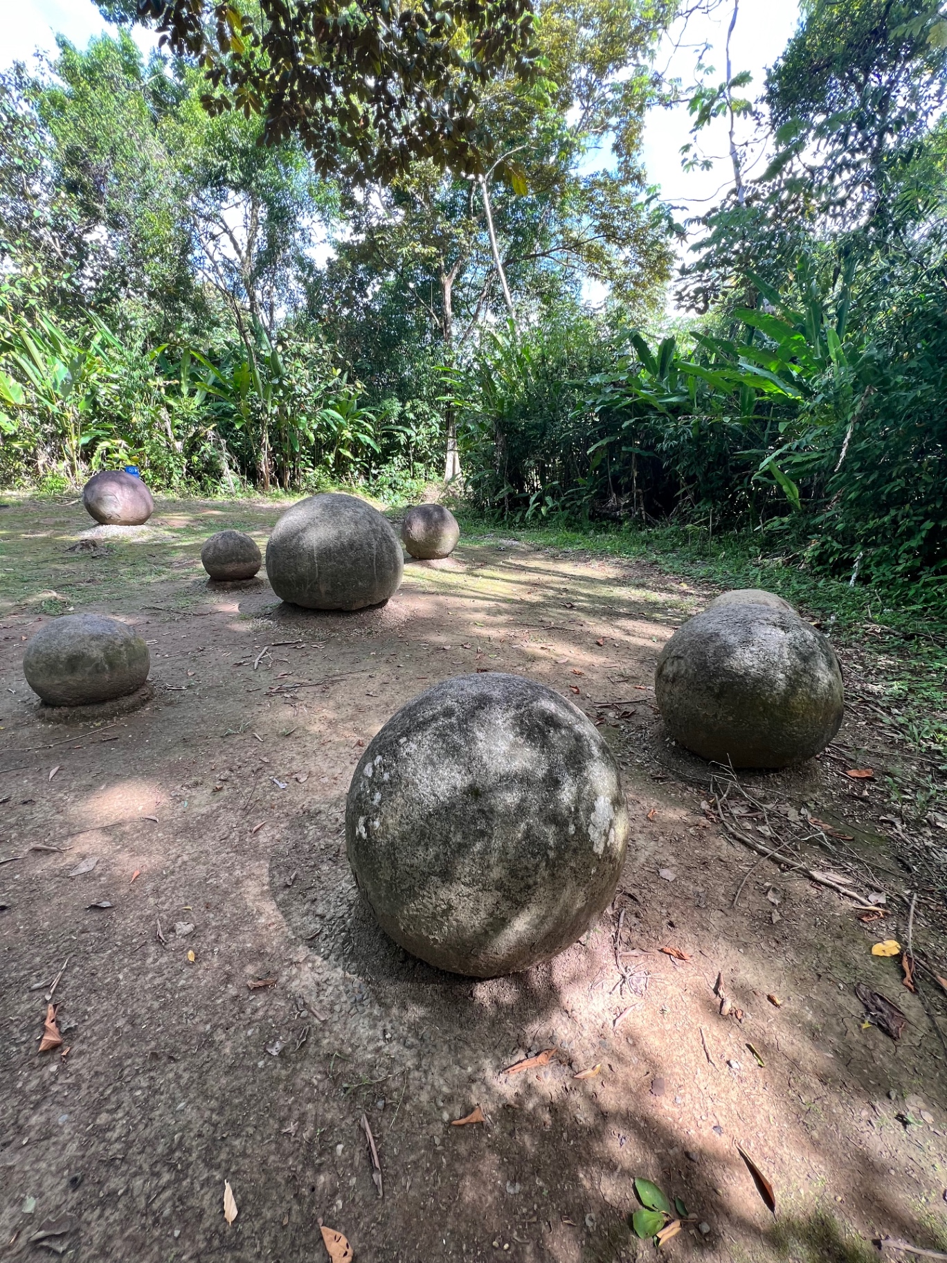 Pre-Columbian stone spheres at Finca 6, UNESCO World Heritage site