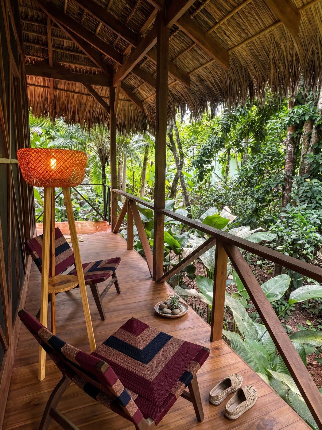 Tierra Santa villa at golden hour